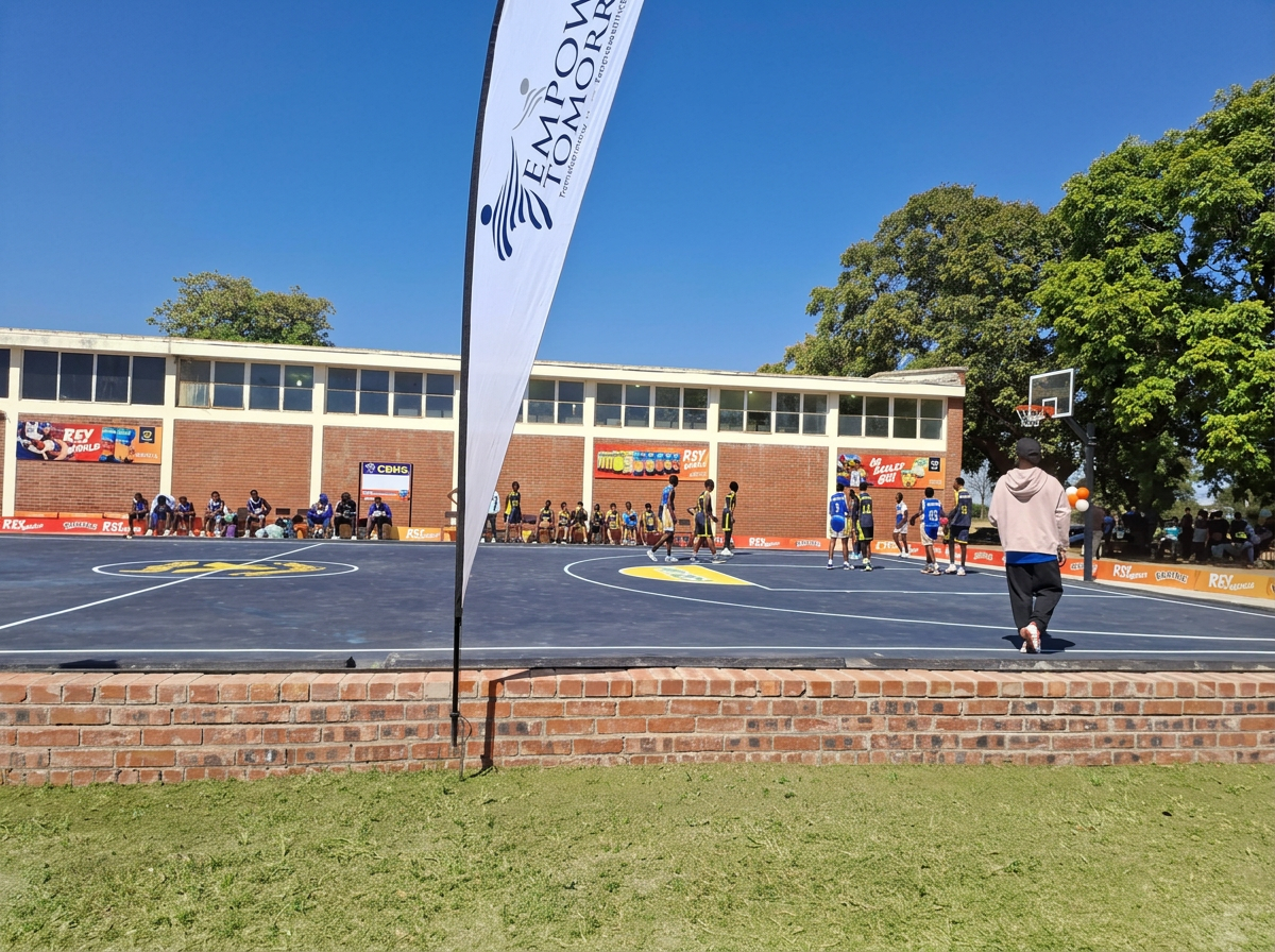 Activity on the basketball court