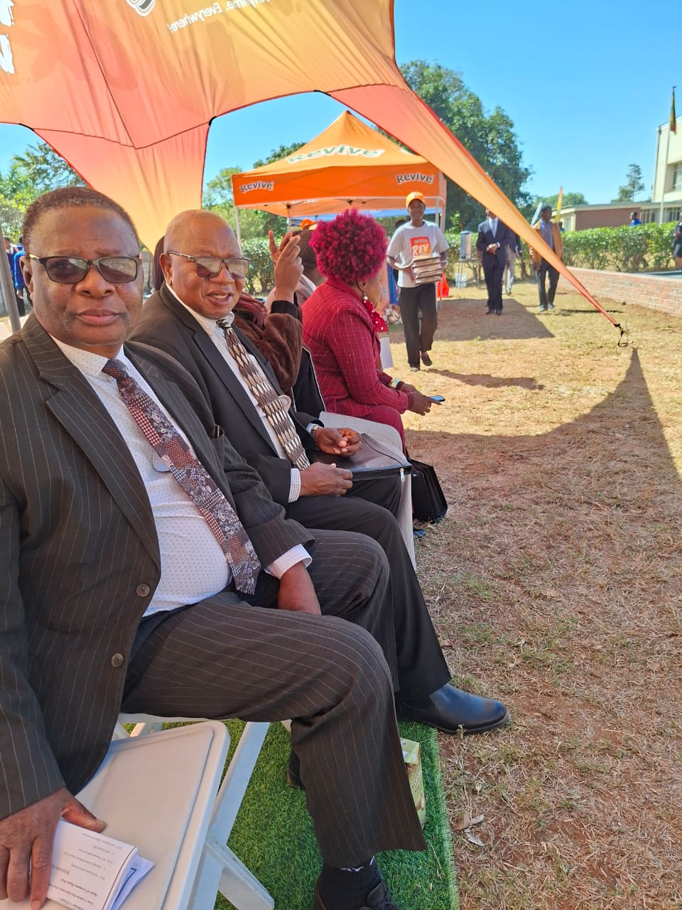 Guests seated at a school event